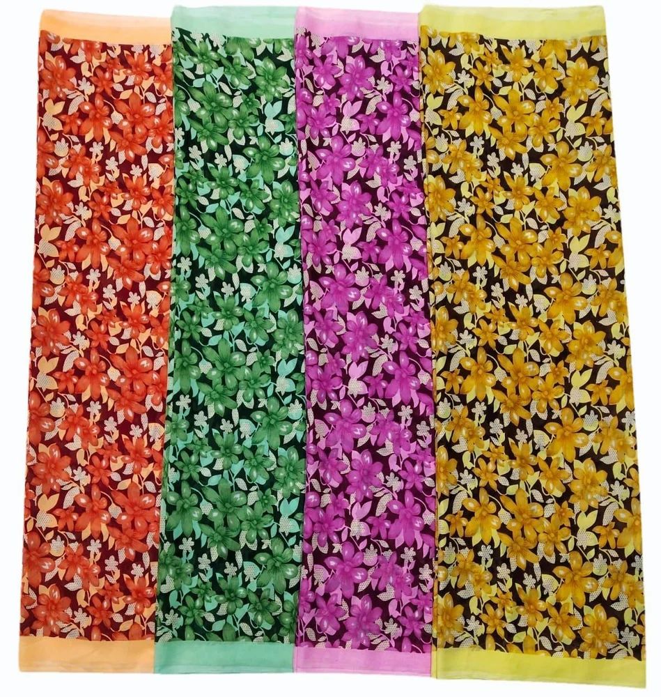 Mustard Yellow Reniyal Printed Saree
