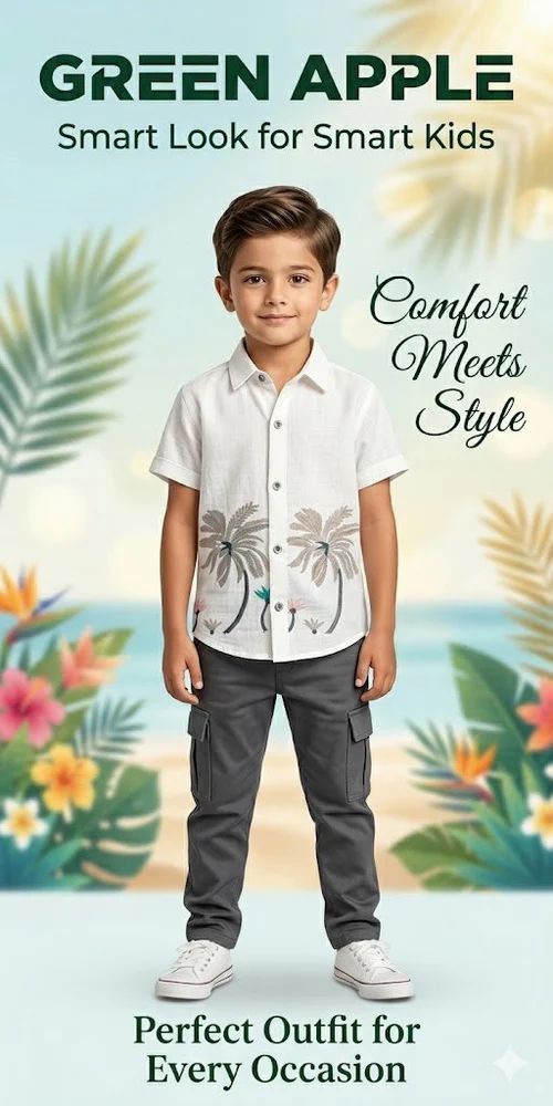 Boys Kids Pant Shirt Set
