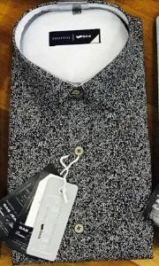 Black Printed Designer Shirts