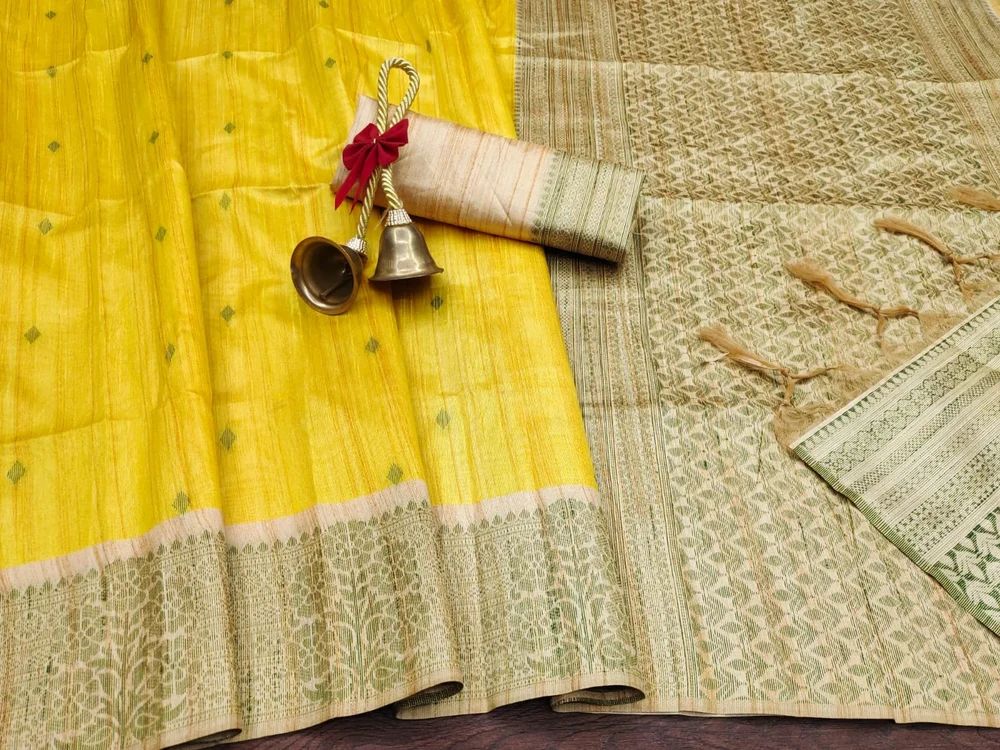 Tussar Silk Uniform Sarees