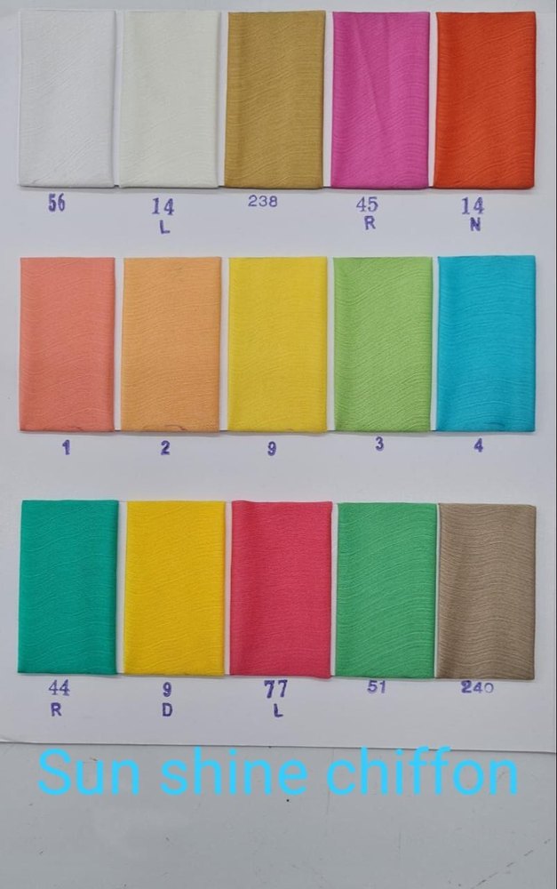 Chiffon Plain Saree