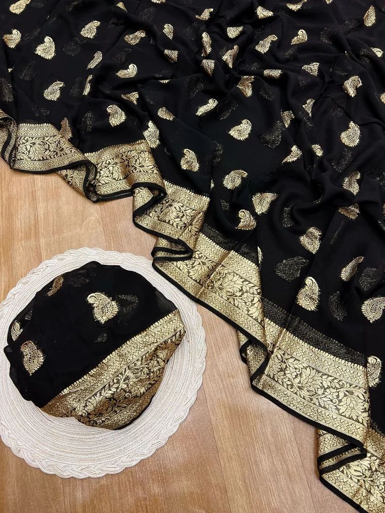 Viscose Georgette Saree
