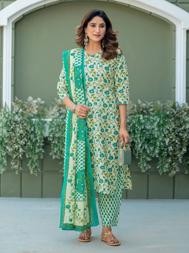 Ladies Stitched Palazzo Suit