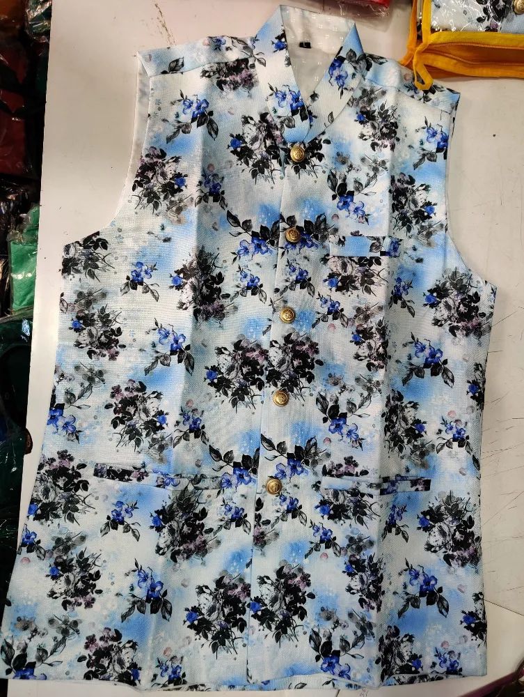 Satiin Printed Koti For Men