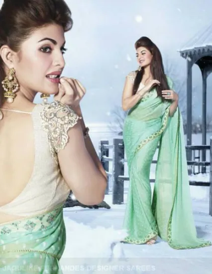 Embroidery Work Saree