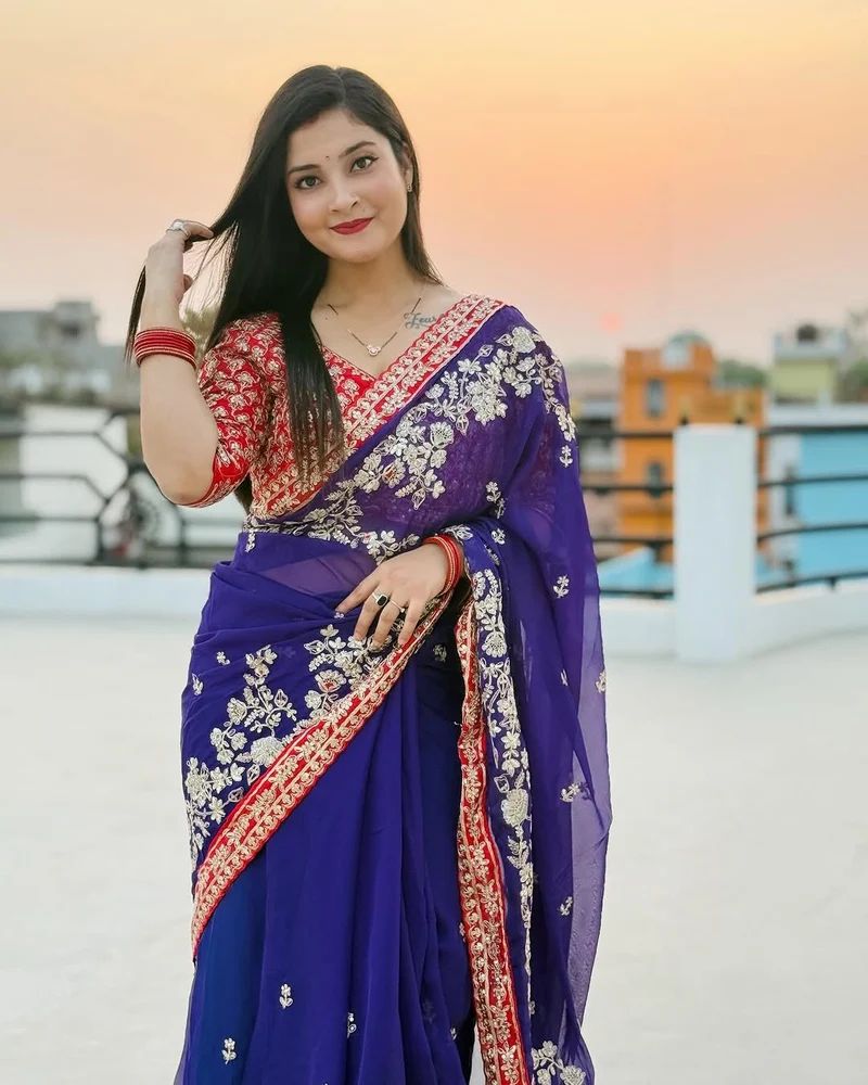 Designer Georgette Sarees
