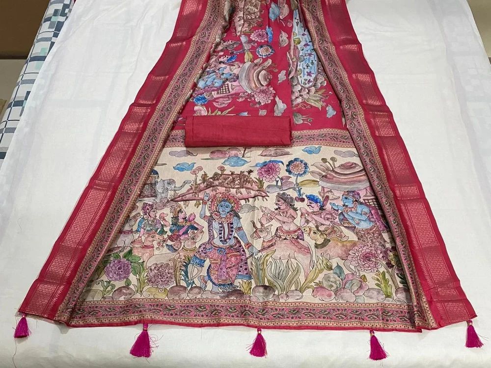 Munga Tussar Soft Tissue Sarees