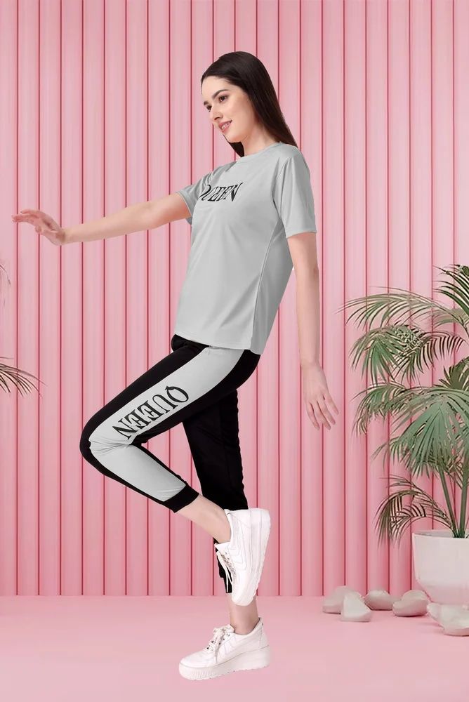 QUEEN PRINTED TRACKSUIT FOR WOMEN
