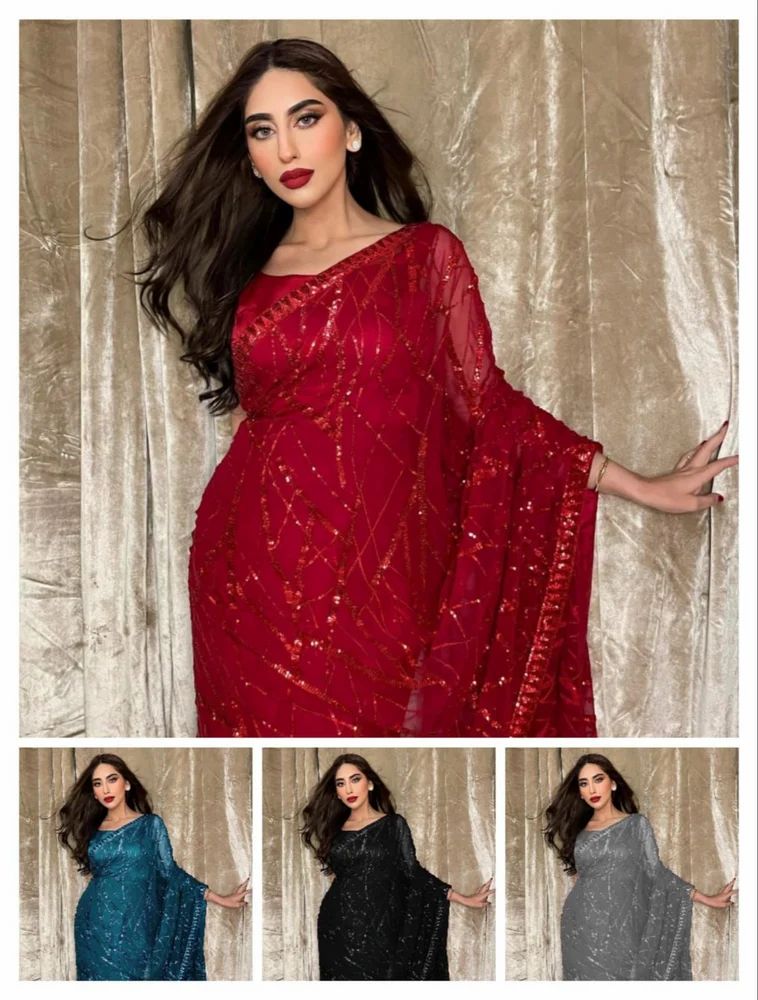 Ladies Party Wear Georgette Saree