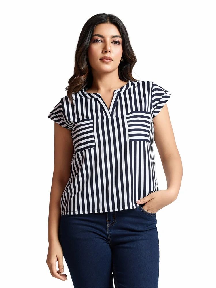 Women Striped Shirt